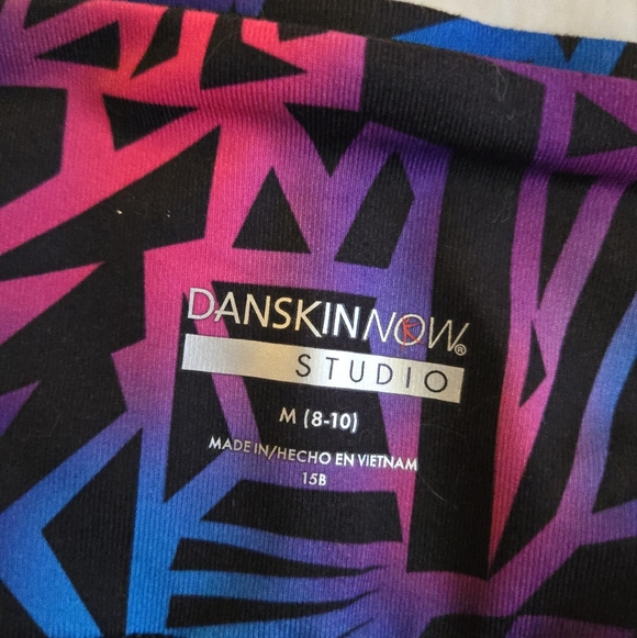 Danskin Now Multicolor Abstract Leggings EB2 - Picture 2 of 8